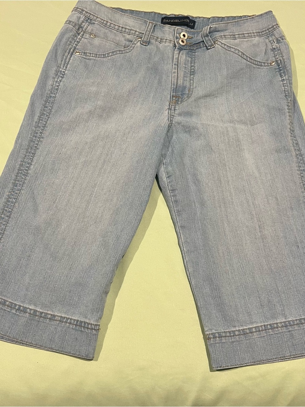 BandolinoBlu Cuffed Crop Capri Jeans, Sz 10